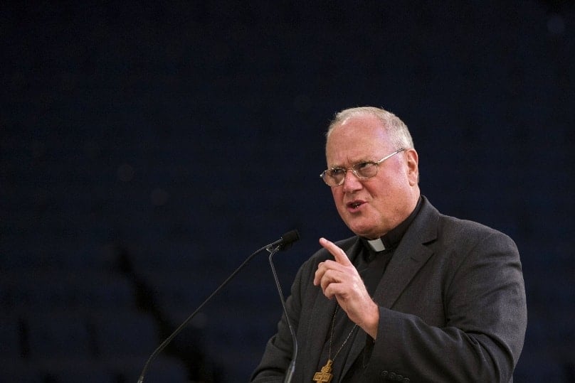 Cardinal Timothy Dolan of New York in a 2015 file photo. Photo: CNS/Lucas Jackson, Reuters