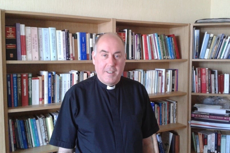 Bishop Brian McGee of the diocese of Argyll and the Isles in Scotland is pictured in a May photo. Photo: CNS/Jonathan Luxmoore