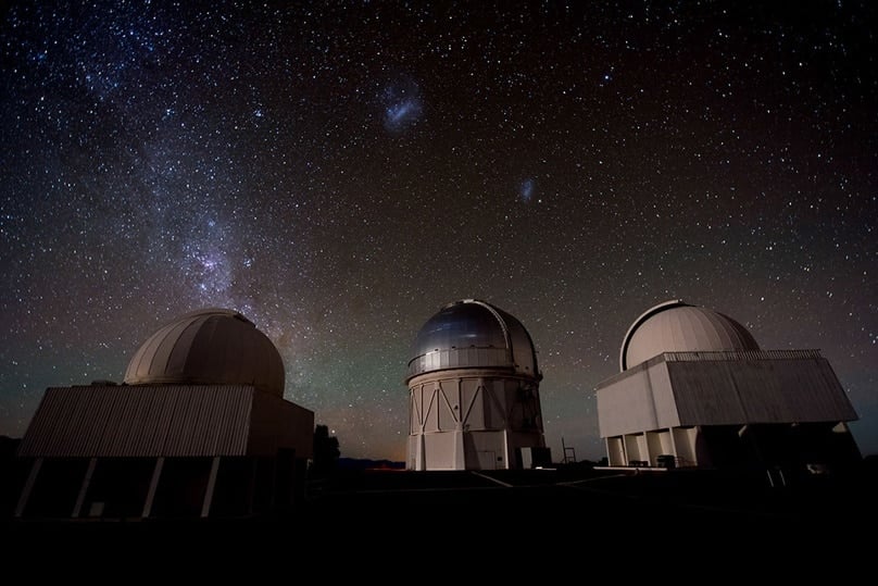 The sky at the Cerro Tololo in the Valle de Elqui, Chile, is seen on 11 October, 2015. People from diverse cultures and religions working together greatly enrich scientific research, Pope Francis told international astronomy students. Photo: CNS/AURA Observatory of Chile via EPA