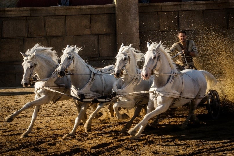 Jack Huston stars in a scene from the movie Ben-Hur.