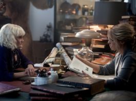 Marcia DeRousse and Kate Beckinsale star in a scene from the movie The Disappointments Room.