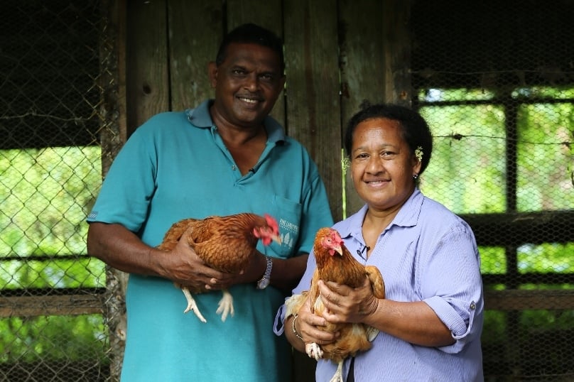 Eric and Ma travelled to Australia from Fiji for the launch of Project Compassion 2015.