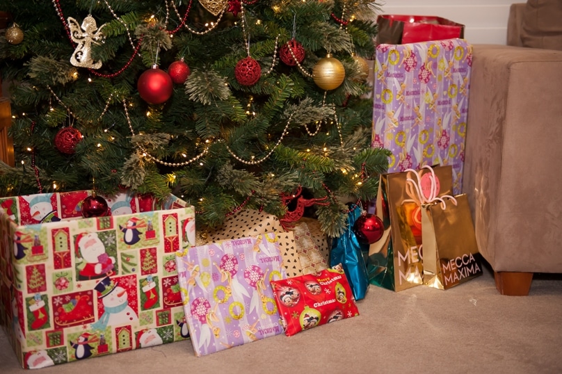 “The rule has always been that I wrap everything for the kids, and Nicole wraps everything that leaves the house,” says Dean Clark. Photo: Giovanni Portelli