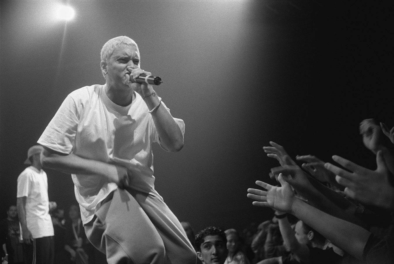 Eminem on stage in Munich in October 1999. Photo: Mika Photography