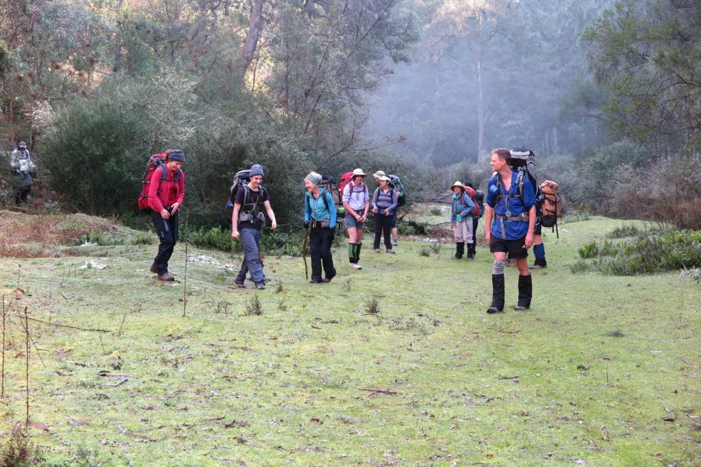 The group arrives at Kowmung River.