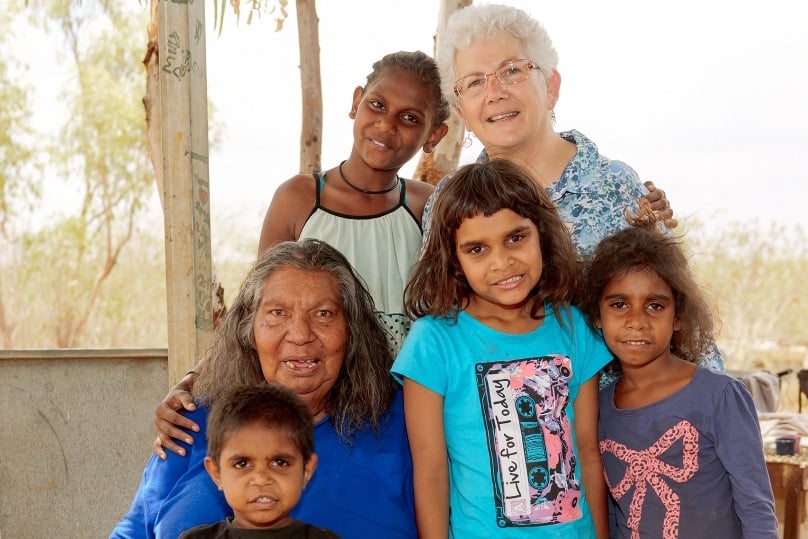 Catholic Mission is celebrating the work of missionary women at home and abroad, like Sr Alma Cabassi (back right) and Bonnie Deegan (seated), who do wonderful work for the community of Broome, WA.  
