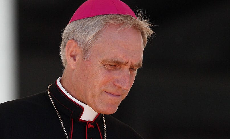 Archbishop Georg Ganswein, prefect of the papal household. Photo: CNS/Paul Haring