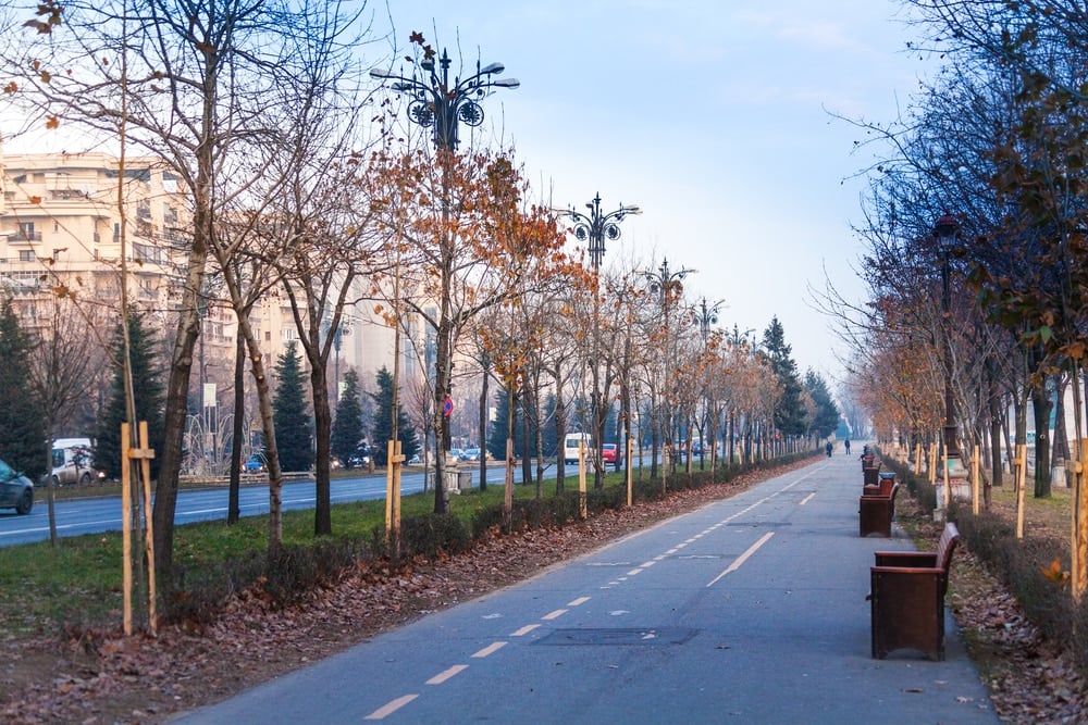 The view of Bulevardul Unirii, Bucharest, Romania. Photo: Shutterstock 