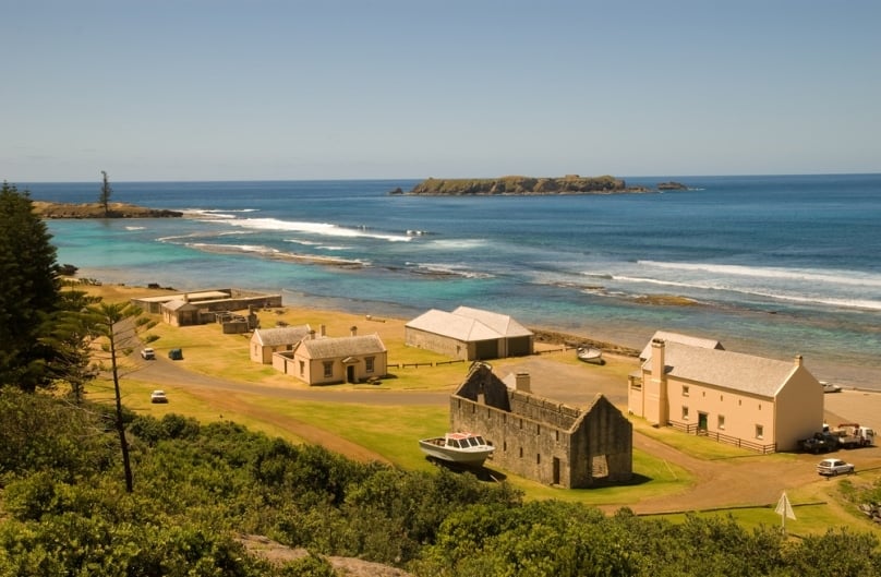 A view of the old penal ruins at Kingston Norfolk Island. Photo: Shutterstock 