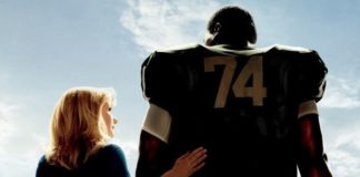 Sandra Bullock and Quinton Aaron star in The Blind Side.