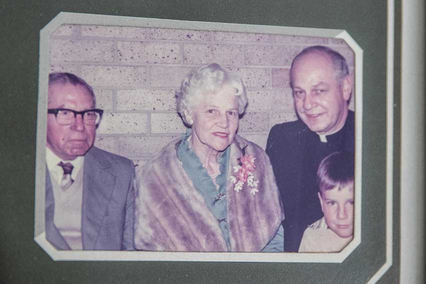 Monsignor Bayada and family