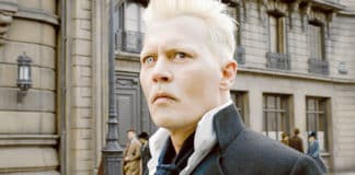 Johnny Depp is the villainous Gellert Grindelwald in Fantastic Beasts: The Crimes of Grindelwald. Photo: CNS photo/Warner Bros.