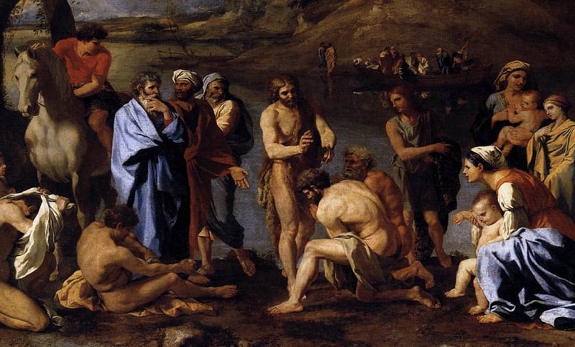 St John the Baptist Baptizes the People by Nicolas Poussin, circa 1635. Photo: Wikimedia Commons