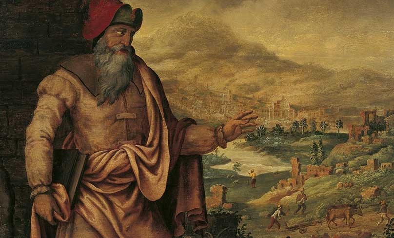 Prophet Isaiah predicts the return of the Jews from exile by Maarten van Heemskerck, between 1560 and 1565. Photo: Wikimedia Commons