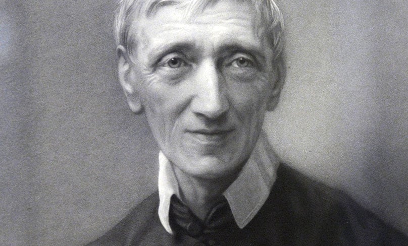 Blessed John Henry Newman is seen in a portrait provided by the Catholic Church in England and Wales. Photo: CNS photo/courtesy of the Catholic Church of England and Wales