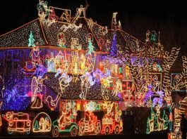 Pick a night and drive around to see the dazzling displays in your neighbourhood.