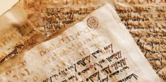 A collection of biblical manuscripts. Photo: CNS photo/courtesy Museum of the Bible