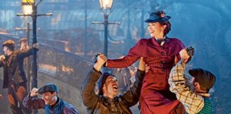 Emily Blunt stars in a scene from the movie Mary Poppins Returns, a sequel to the 1964 film Mary Poppins. Photo: CNS/Jay Maidment, courtesy Disney