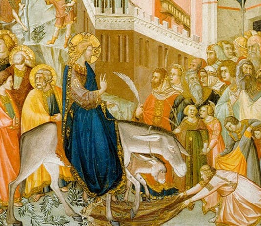 Entry of Christ into Jerusalem (1320) by Pietro Lorenzetti. Photo: Wikimedia Commons/Public Domain