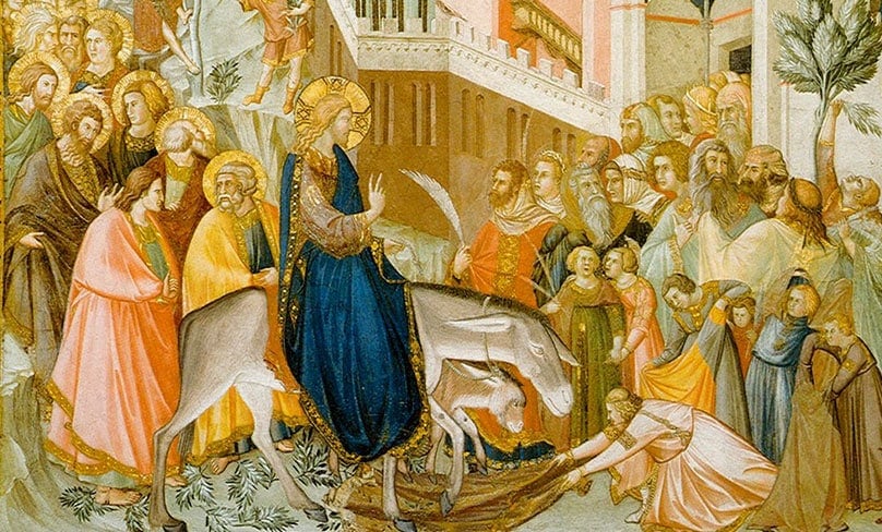 Entry of Christ into Jerusalem (1320) by Pietro Lorenzetti. Photo: Wikimedia Commons/Public Domain