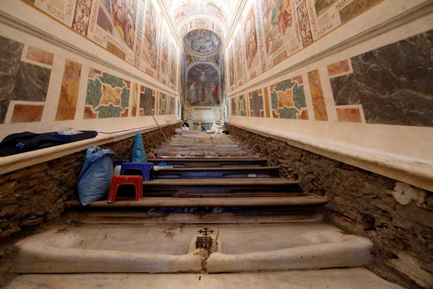 Holy Stairs in Rome