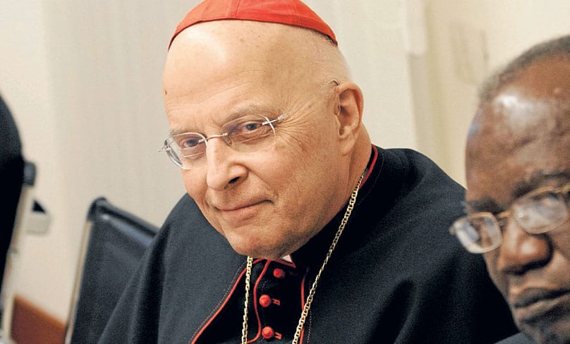 Cardinal Francis George of Chicago, above, famously predicted he would die in his bed, his successor would die in jail and that man’s successor would be publicly executed. Photo: CNS/Paul Haring