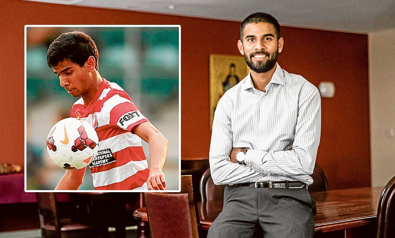 Former Western Sydney Wanderer Shayne D’Cunha thanks his time on the sideline for allowing him to hear the call from the Lord. Photo: Alphonsus Fok