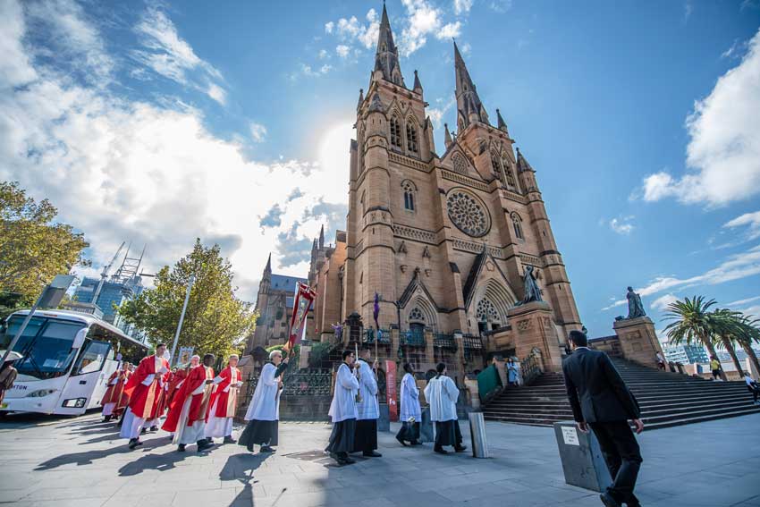 Procession on Palm Sunday