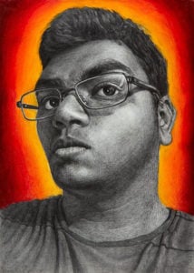 Lakshman Ramesh's self portrait.