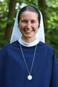 Sr Mary Grace SV from the Sisters of Life. Photo: Sisters of Life