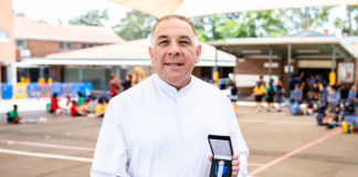 Br Nicholas Harsas 30 years in education - It's the children that makes teaching so enjoyable for me. PHOTO: Alphonsus Fok