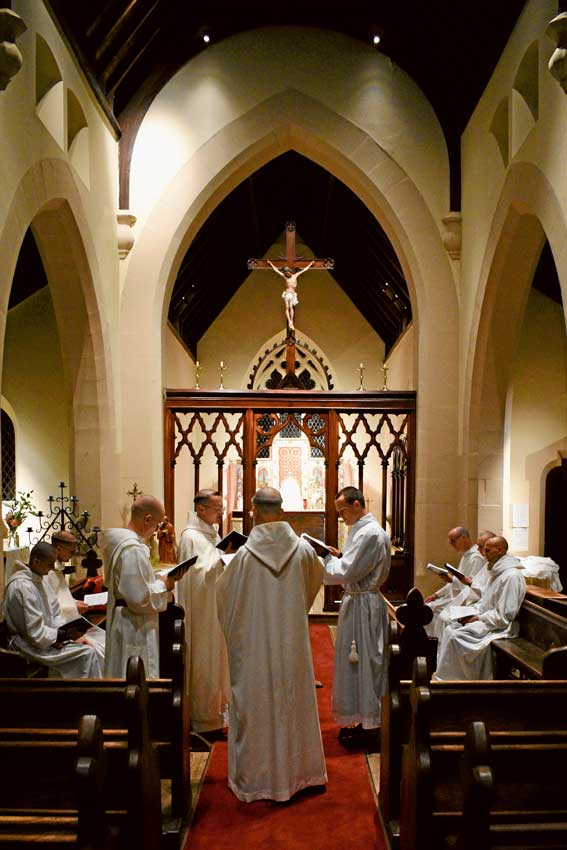 Benedictines at prayer