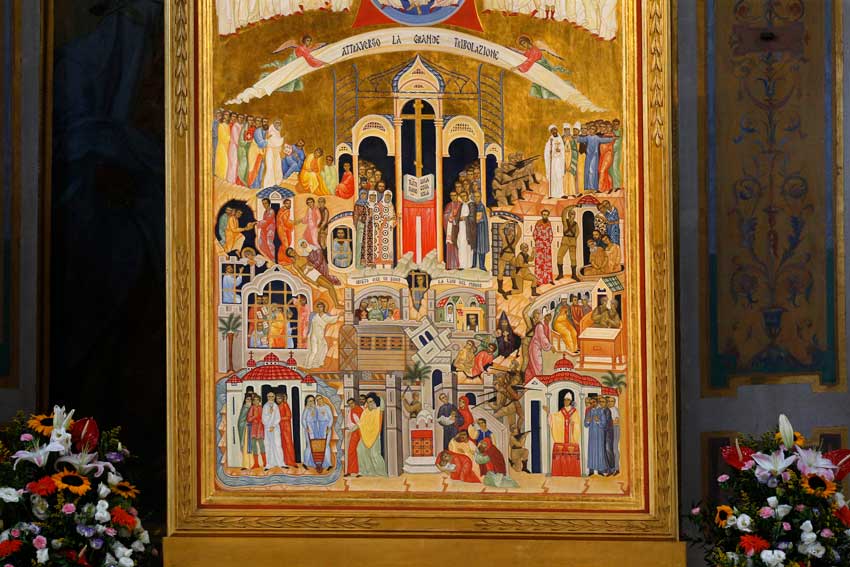 Artwork representing Christian martyrs