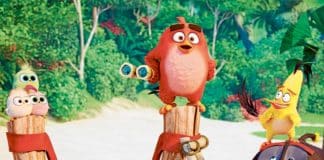 Animated characters Red, voiced by Jason Sudeikis, Chuck, voiced by Josh Gad, and Bomb, voiced by Danny McBride, appear in The Angry Birds Movie 2. Photo: CNS photo/Sony