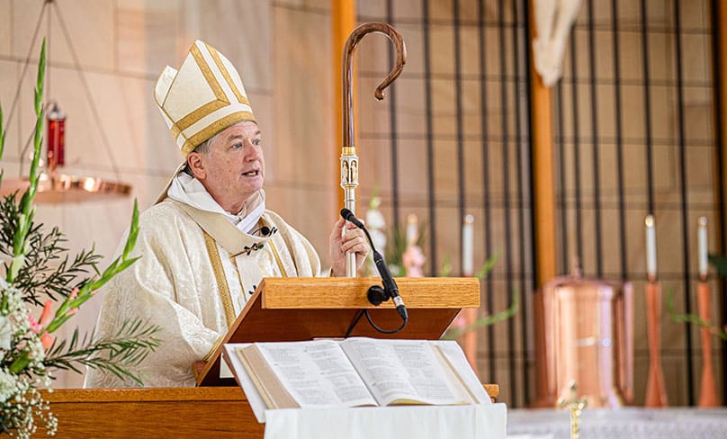 Sydney Archbishop Anthony Fisher OP has called for calm and civility following the loss of Cardinal Pell's appeal. Photo: Alphonsus Fok