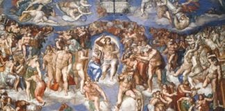 The Last Judgment by Michelangelo. from 1536 until 1541. Wikimedia Commons, Public Domain