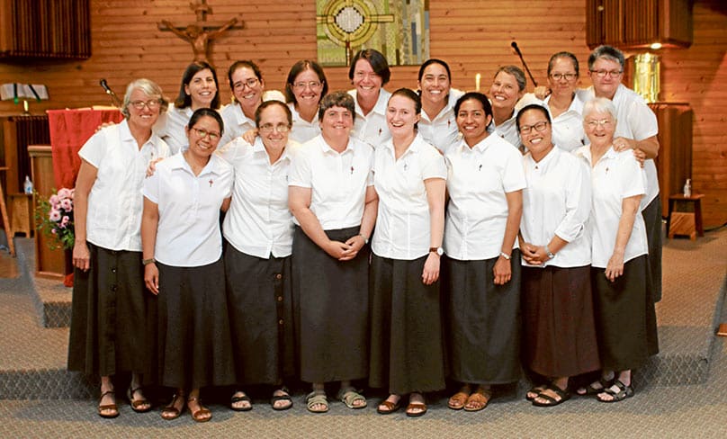 The Missionaries of God’s Love Sisters. The sisters are active in a range of roles, including diocesan youth ministry. Photo: MGL
