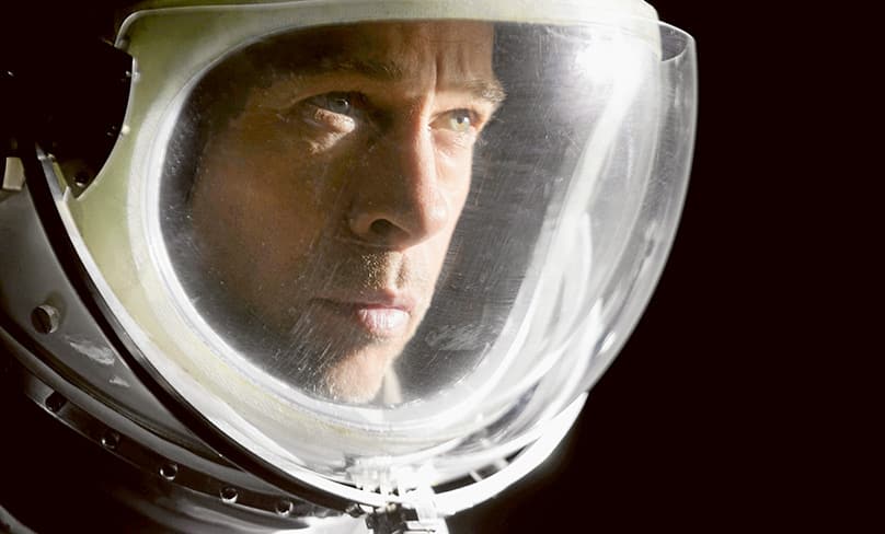 Amor patriae, amor patris: Brad Pitt is torn between loyalties in Ad Astra. Photo: CNS/FOX