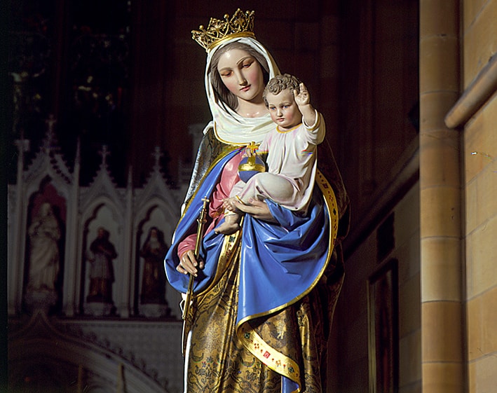 Those who spread devotion to the rosary “will be aided by Mary in their necessities” and they will “have for intercessors the entire celestial court during their life and at the hour of death”.