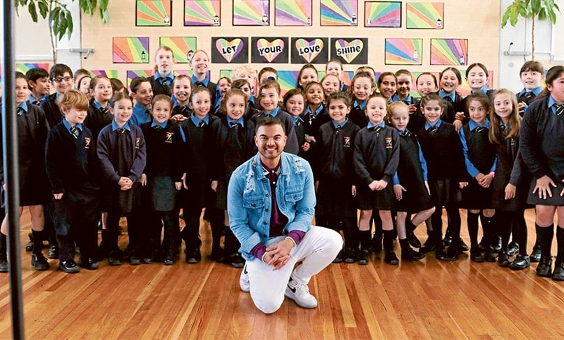 Guy Sebastian made the day one that students at St Joan of Arc’s Primary in Haberfield will never forget when he dropped by unannounced.