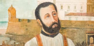 Portrait of Saint Peter Claver in Cartagena, Colombia. Image: Mill 1/Wikimedia Commons, CC BY-SA 4.0