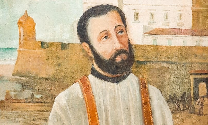 Portrait of Saint Peter Claver in Cartagena, Colombia. Image: Mill 1/Wikimedia Commons, CC BY-SA 4.0