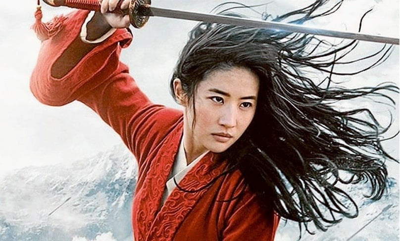 Heart of a warrior: Yifei Liu stars in the title role in Mulan. Photo: CNS photo/Disney