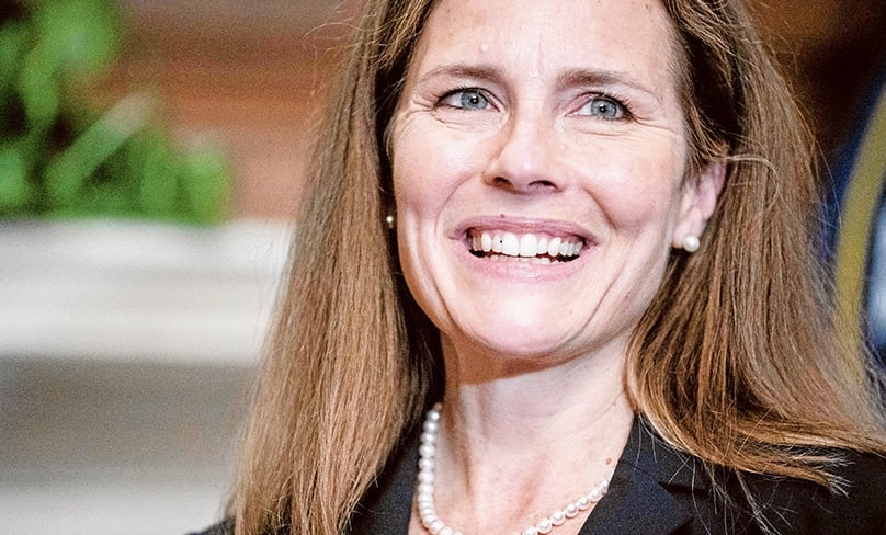 Judge Amy Coney Barrett of the US Court of Appeals for the 7th Circuit. Photo: CNS/Sarah Silbiger, Pool via Reuters