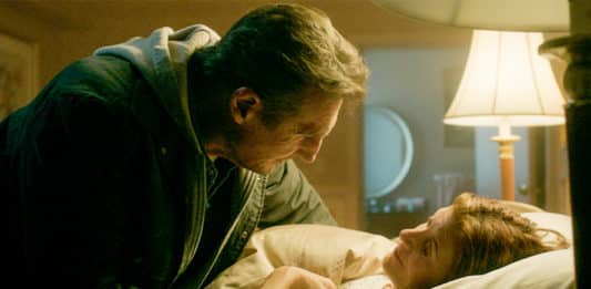 Liam Neeson and Kate Walsh star in a scene from the movie "Honest Thief." Photo: CNS photo/Open Road Films