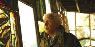 David Attenborough in his new documentary. Photo: Simyra Taback/Netflix