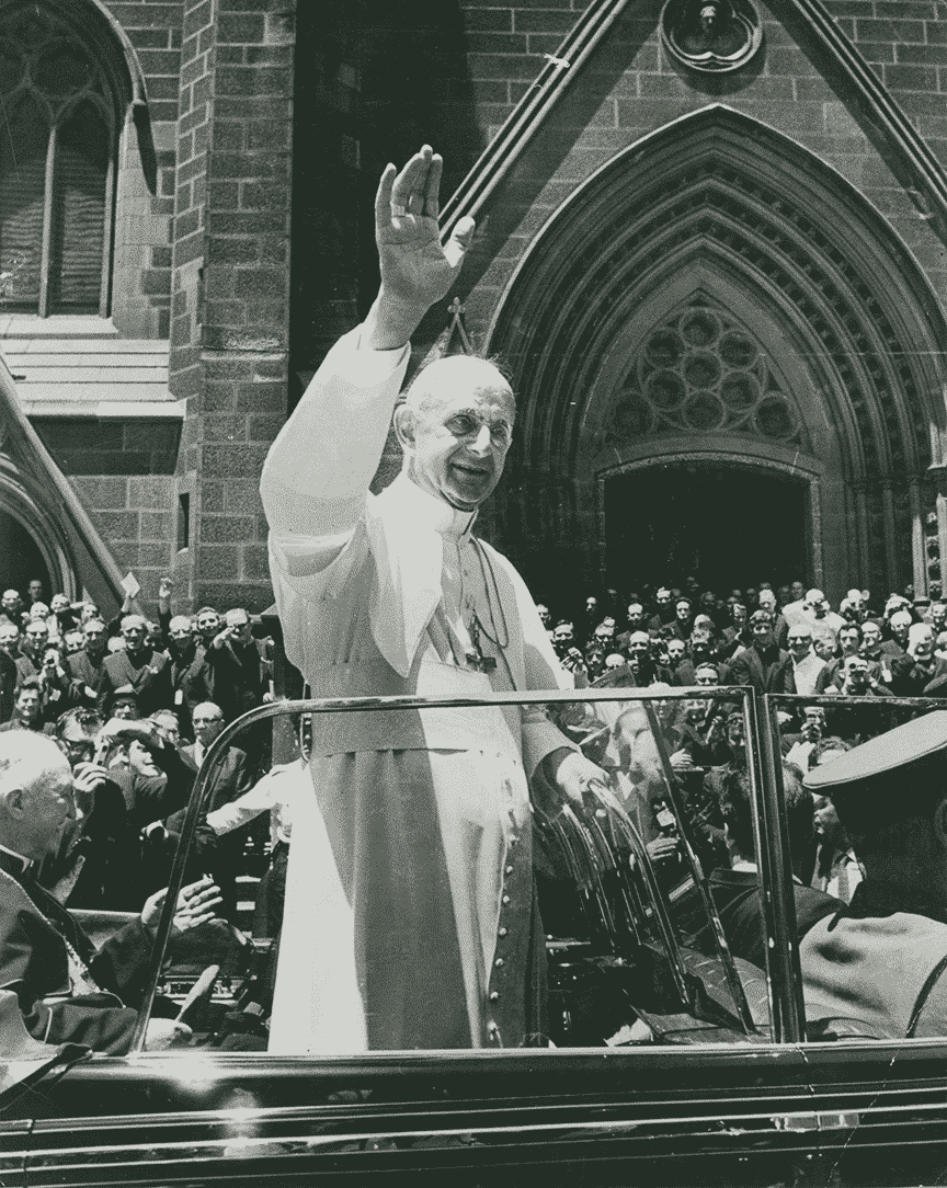 pope visit australia 1970
