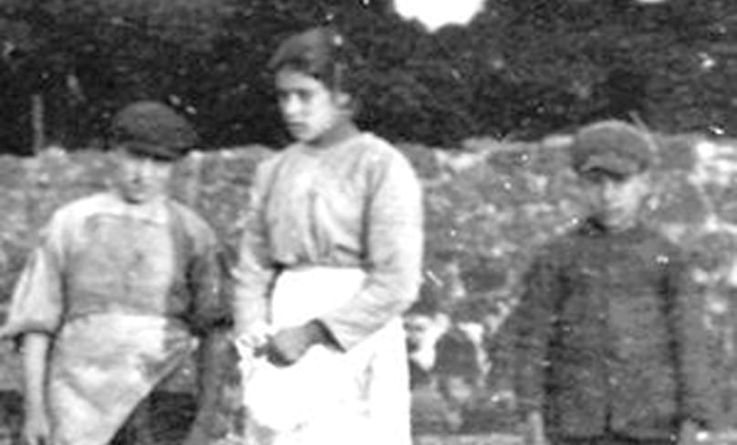 The only known photograph of St Maria Goretti, taken in 1902. Photo: Wikimedia Commons/Public Domain