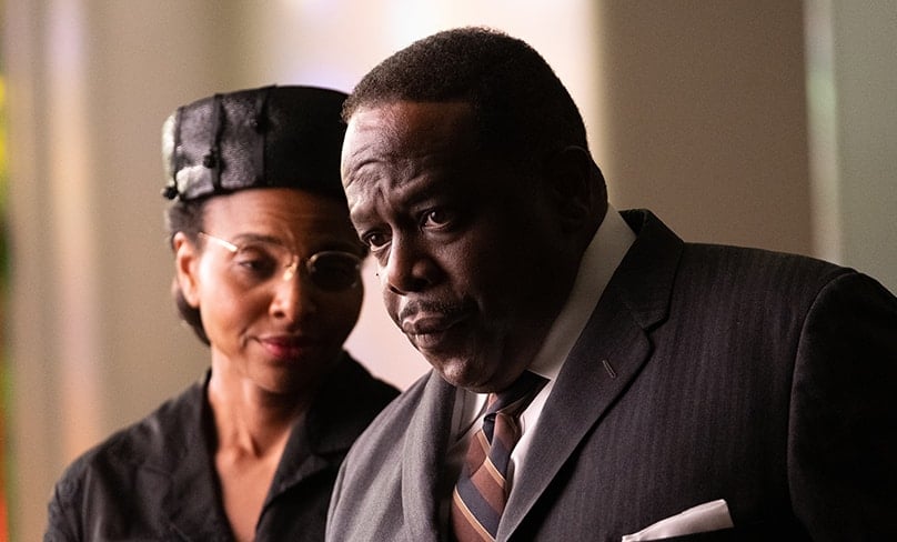 Sharonne Lanier and Cedric the Entertainer play Civil Rights activists plays Rosa Parks and Rev. Ralph Abernathy. Photo: Vertical Entertainment