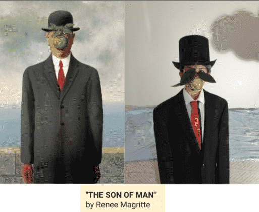 The Son of Man by Renee Magritte. Photo: St Declan's Catholic Primary School.